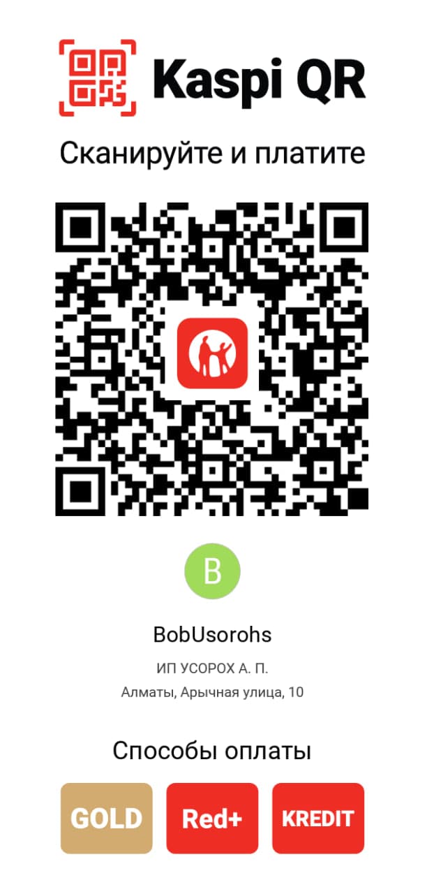 Pay with Kaspi QR
